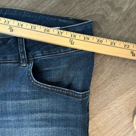 Lee Womens Regular Fit Boot Cut Mid Rise Jeans 20W P Blue Denim - Picture 11 of 12